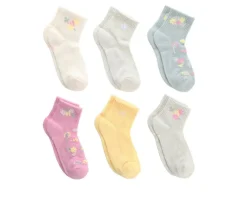 Adidas Girls 6 Pack Cushioned Quarter