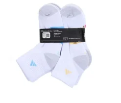 Adidas Girls 6 Pack Cushioned Quarter