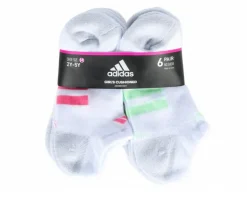 Adidas Girls 6p Cushioned No Show