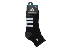 Adidas Men's 3P Cushion Quarter 3.0 Socks