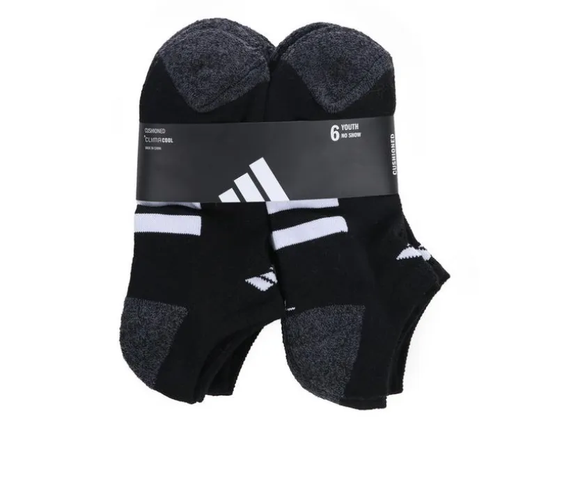 Adidas 6 Pack Cushioned No Show 2 Socks