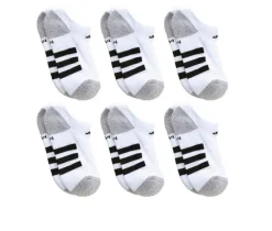 Adidas 6 Pack Cushioned No Show 2 Socks