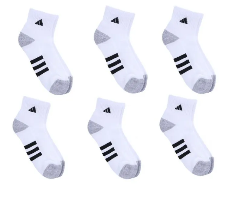 Adidas 6 Pack Cushioned Quarter 2 Socks