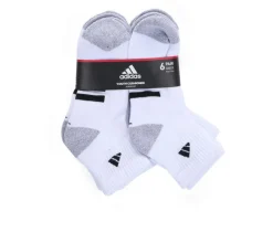 Adidas 6 Pack Cushioned Quarter 2 Socks