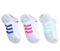Adidas 3 Pack Cushion 3.0 No Show Socks