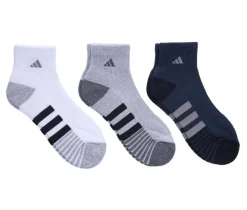 Adidas 3 Pack Cushion Quarter Socks