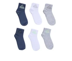 Adidas 6 Pack Superlite Quarter Socks