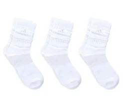 Adidas 3 Pack Womens Scrunched Crew Socks