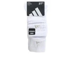 Adidas 3 Pack Womens Scrunched Crew Socks