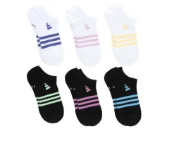 Adidas 6 Pair Girls Superlite No Show Socks