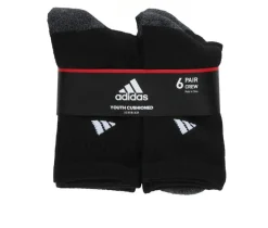 Adidas 6p Boys Cushioned Crew