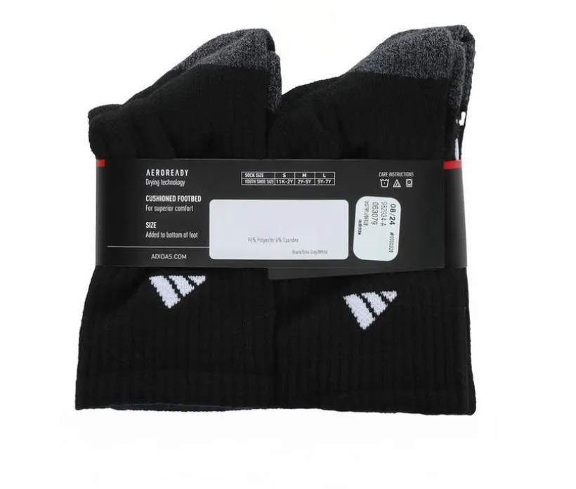 Adidas 6p Boys Cushioned Crew 2