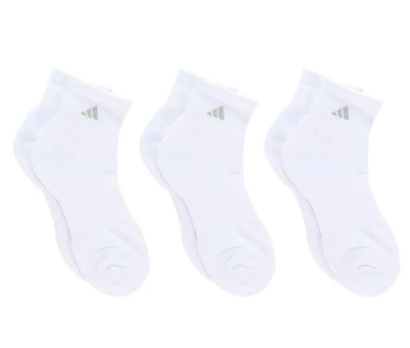 Adidas Women's 3P Cushion 3.0 Quarter Socks