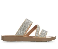 Blue Aura Shine Sandals