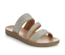 Blue Aura Shine Sandals