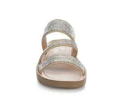 Blue Aura Shine Sandals