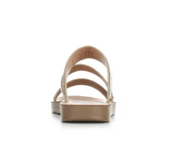 Blue Aura Shine Sandals