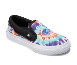 Boys' DC Little Kid & Big Kid Manual Slip On Skate Sneakers