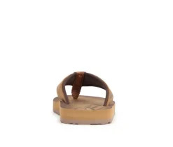 Boys' Flojos Little Kid & Big Kid Cuero Debossed Thong Strap Sandals