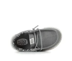 Boys' HEYDUDE Toddler Wally Canvas Casual Shoes