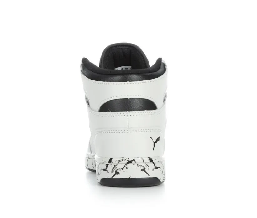 Boys' Puma Big Kid Rebound Lay Up Mid Marble Basketball Sneakers