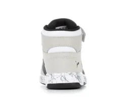 Boys' Puma Little Kid & Big Kid Rebound Layup Mid Marble Sneakers