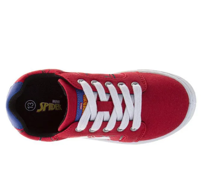 Boys' Spiderman Spider Sense Little Kid & Big Kid Spiderman Canvas Sneakers