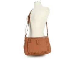 Bueno Of California Bueno of California Elephant Whip Stitch Handbag