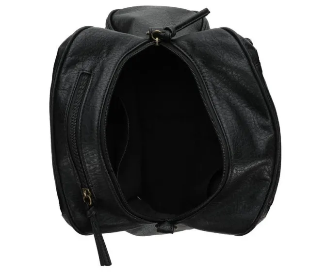 Bueno Of California Buffalo Satchel Handbag