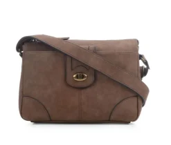 Bueno Of California Calf Turn Lock Handbag