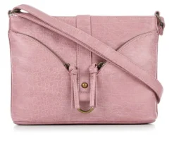 Bueno Of California Croc Washed Pocket Handbag