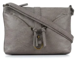 Bueno Of California Croc Washed Pocket Handbag