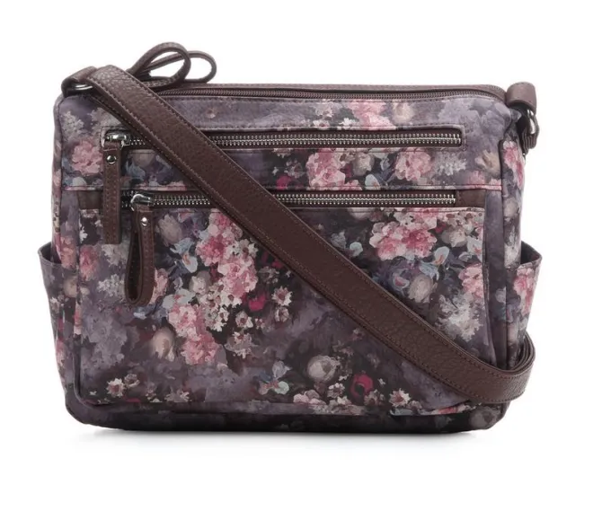 Bueno Of California Front Print Zip Handbag