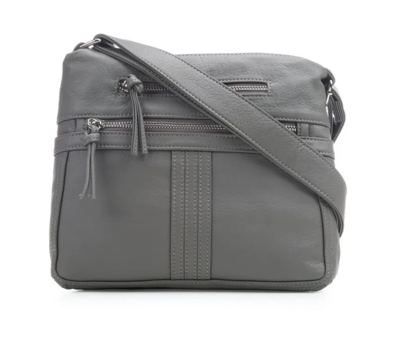 Bueno Of California Grainy Double Zip Handbag