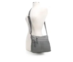 Bueno Of California Grainy Double Zip Handbag