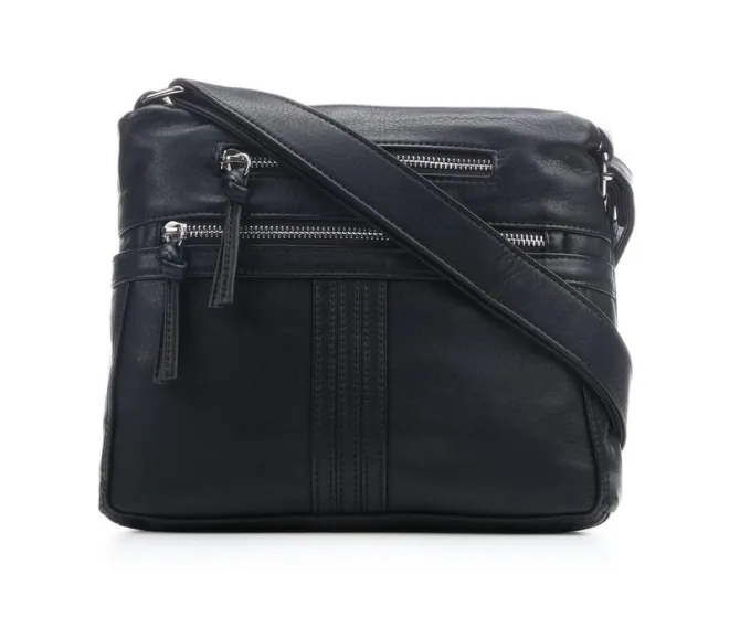 Bueno Of California Grainy Double Zip Handbag