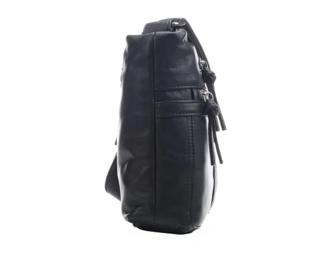 Bueno Of California Grainy Double Zip Handbag