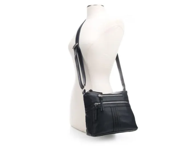 Bueno Of California Grainy Double Zip Handbag