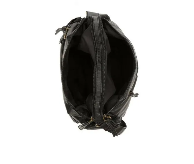 Bueno Of California Multi Zip Pocket Crossbody Bag