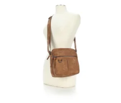 Bueno Of California Pebble Washed Pocket Crossbody Handbag