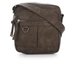 Bueno Of California Pebble Washed Pocket Crossbody Handbag