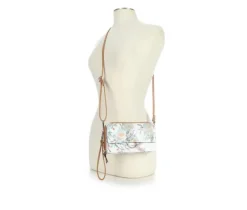 Bueno Of California Print Wallet on a String Crossbody Bag