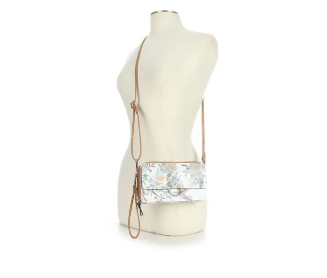Bueno Of California Print Wallet on a String Crossbody Bag
