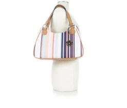 Bueno Of California 2 Tone PVC Print Handbag