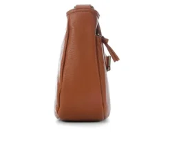 Bueno Of California Vintage Grain Washed Handbag
