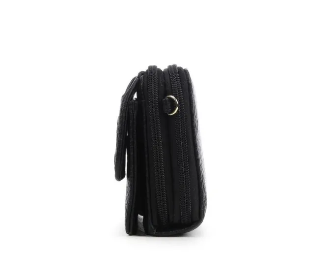 Bueno Of California Woven Wallet on a String Crossbody Bag