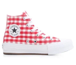 Converse Chuck Taylor Eva Lift Gingham Girls Sneakers