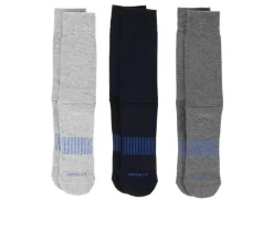 Copper Fit 3 Pack Energy Dress Cushioned Crew Socks