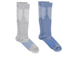 Copper Fit 2 Pack Men's Energy Over Calf Crew Socks
