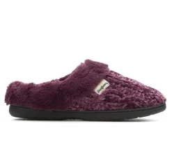 Dearfoams Cable Knit Chenille Slippers